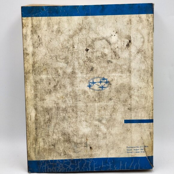 1982 Subaru 1600 1800 Service Manual Engine And Body Fuji Heavy Industries Ltd - Picture 2 of 5